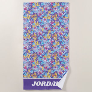 Serviette De Plage Rue Sésame Motif de danse Super