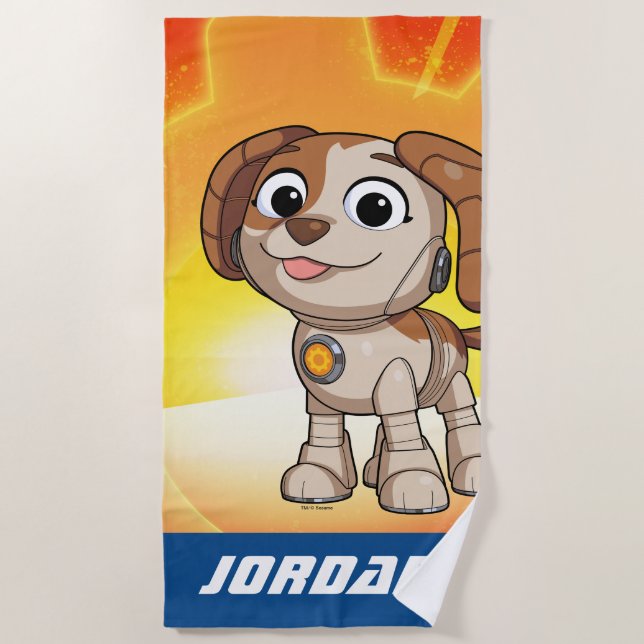 Serviette De Plage Rue Sésame | Tango des constructeurs mécaniques |  (Devant)