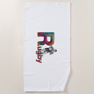 Serviette De Plage Rugby SUPÉRIEUR