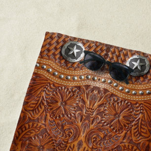 Serviette De Plage Russe Sud-Ouest Ouest Pays Motif Cowgirl