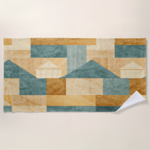 Serviette De Plage Rustique/Cabane/Chalet/Montagne