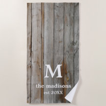 Serviette de plage Rustique Driftwood