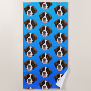 Serviette De Plage Saint Bernard