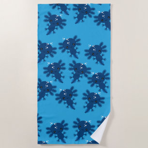 Serviette De Plage Salamandre axotique exotique