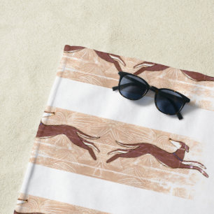 Serviette De Plage Saluki Greyhound