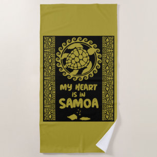 Serviette De Plage Samoa île