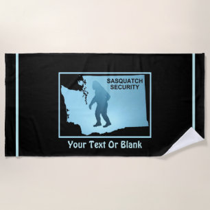Serviette De Plage Sasquatch Sécurité - Washington