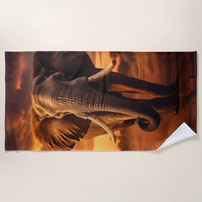 Serviette De Plage Savannahs Majesty (Devant)