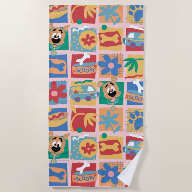 Serviette De Plage Scooby-Doo | Fun Baby Motif (Devant)