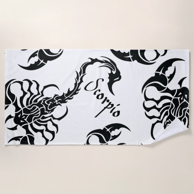 Serviette De Plage Scorpio (Devant)