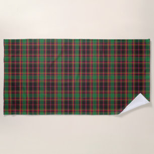 Serviette De Plage Scottish Accents Clan Cumming Chasse Tartan