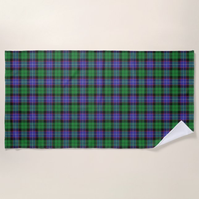 Serviette De Plage Scottish Accents Clan Galbraith Tartan (Devant)