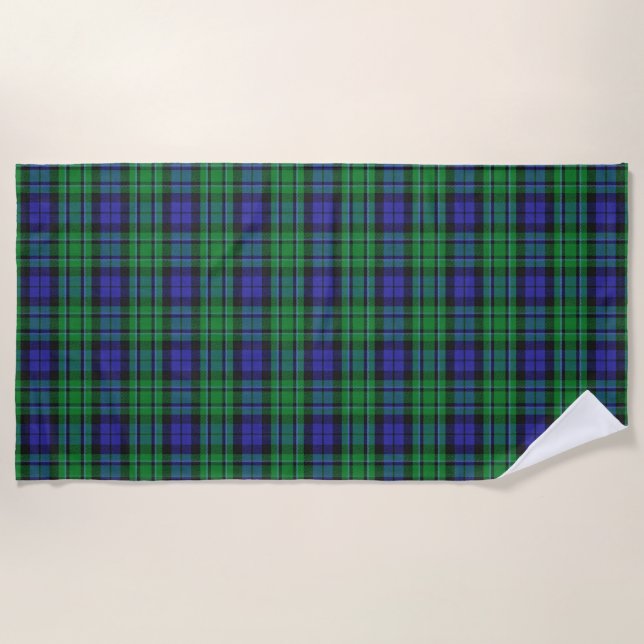 Serviette De Plage Scottish Accents Clan MacCallum Tartan (Devant)
