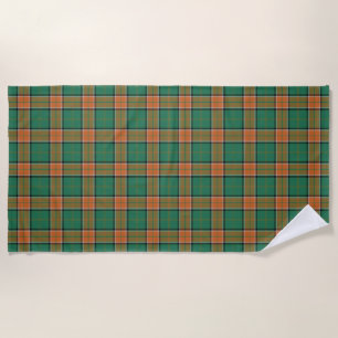 Serviette De Plage Scottish Accents Clan Pollock Tartan