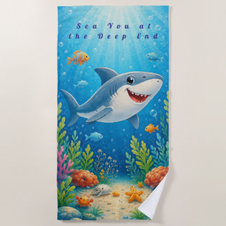Serviette De Plage Sea You at the Deep End
