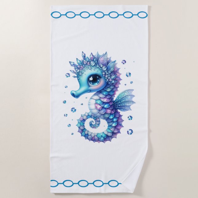 Serviette De Plage Seahorse Beach Towel (Devant)