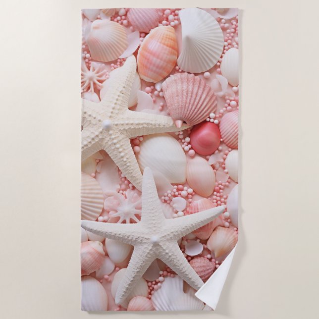 Serviette De Plage SeaShells (Devant)