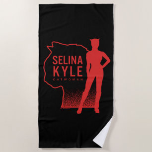 Serviette De Plage Selina Kyle Catwoman - logo