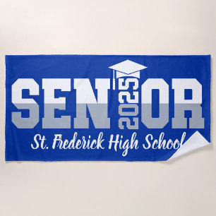 Serviette De Plage Senior 2025 Beach Towel N'Importe Quelle École N'I