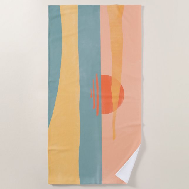 Serviette De Plage Serene Sunset Beach Towel (Devant)