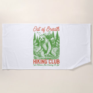 Serviette De Plage Serial Chiller Sloth Hanging de la branche