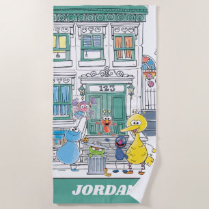 Serviette De Plage Sesame Pals Doodley Graphisme