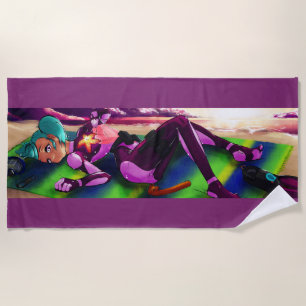 Serviette de plage Shelly Chel