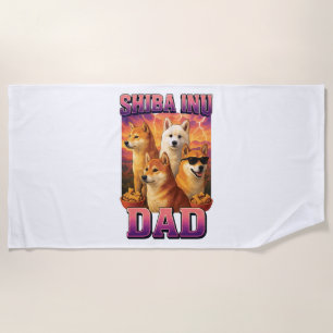Serviette De Plage Shiba Inu