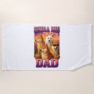 Serviette De Plage Shiba Inu