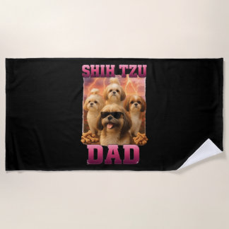 Serviette De Plage Shih Tzu