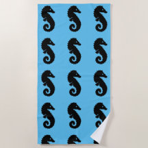 Serviette de plage Silhouette