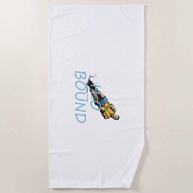 Serviette De Plage Ski d'eau SUPÉRIEUR (Devant)