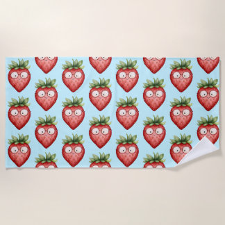Serviette De Plage Smart Fraise