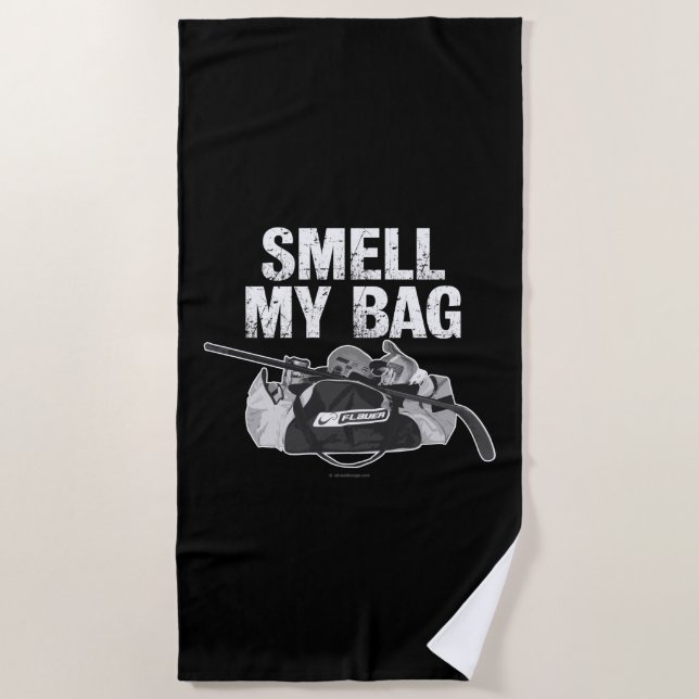 Serviette De Plage Smell My Bag (hockey stench) (Devant)