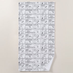 Serviette De Plage Snoopy & Charlie Brown   Muffin anglais