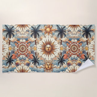 Serviette De Plage Soleil au paradis