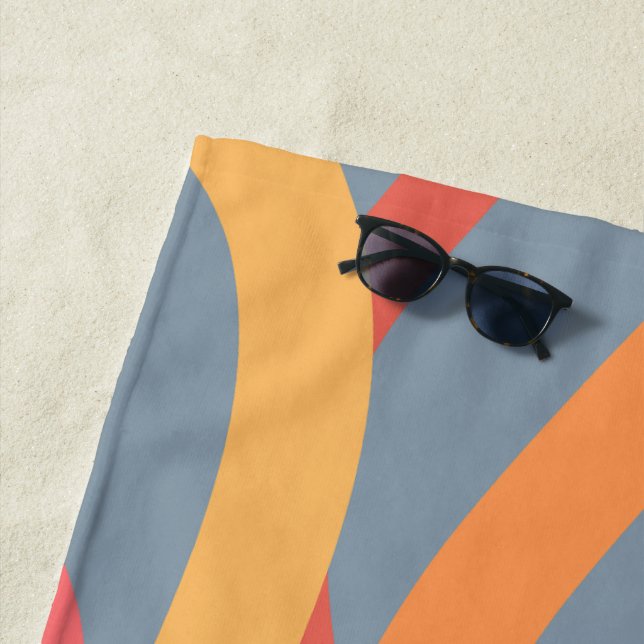 Serviette De Plage Soleil d'été (En situation)