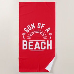 Serviette De Plage Soleil D'Une Plage