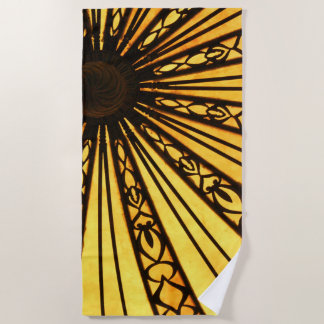 Serviette De Plage Soleil jaune