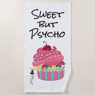 Serviette De Plage Sote rose Kawaii Cupcake Halloween