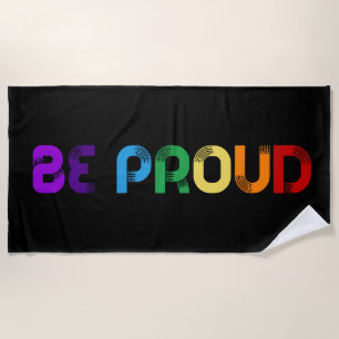 Serviette De Plage Soyez fier du Gay pride LGBT