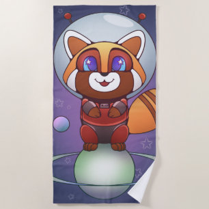 Serviette De Plage Space Panda Chippy !