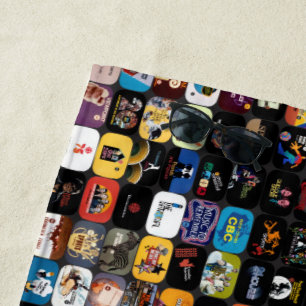 Serviette De Plage SRC Logos & Graphiques Collage Beach Towel