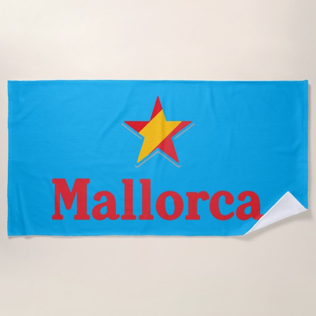 Serviette De Plage Stars of Spain – Mallorca (Devant)