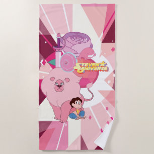 Serviette De Plage Steven Universe   L'héritage de Rose Quartz