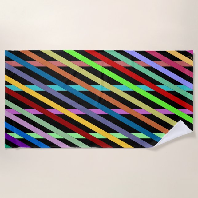 Serviette de plage Streamers (Devant)