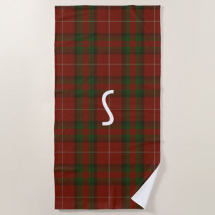 Serviette De Plage Stuart de Brute Tartan Plaid Beach