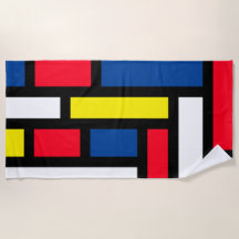 Style super et coloré moderne Mondrian Art Abstrai