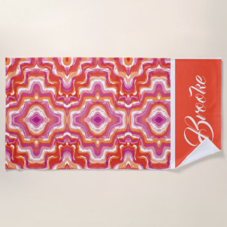 Serviette De Plage Subtle Community Lesbian Pride Drapeau Plage Servi