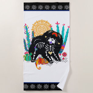 Serviette De Plage SUGARSKULL NIRVANA Chow Chien